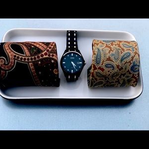 CHRISTIAN DIOR Lot of 2 Men's Paisley Ties